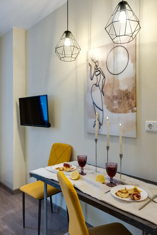 Солнечная студия Эллида в ЖК Одинбург недалеко от больницы.