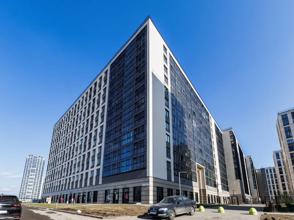Квартира Квартира Новая стильная студия в экологичном районе — Санкт-Петербург