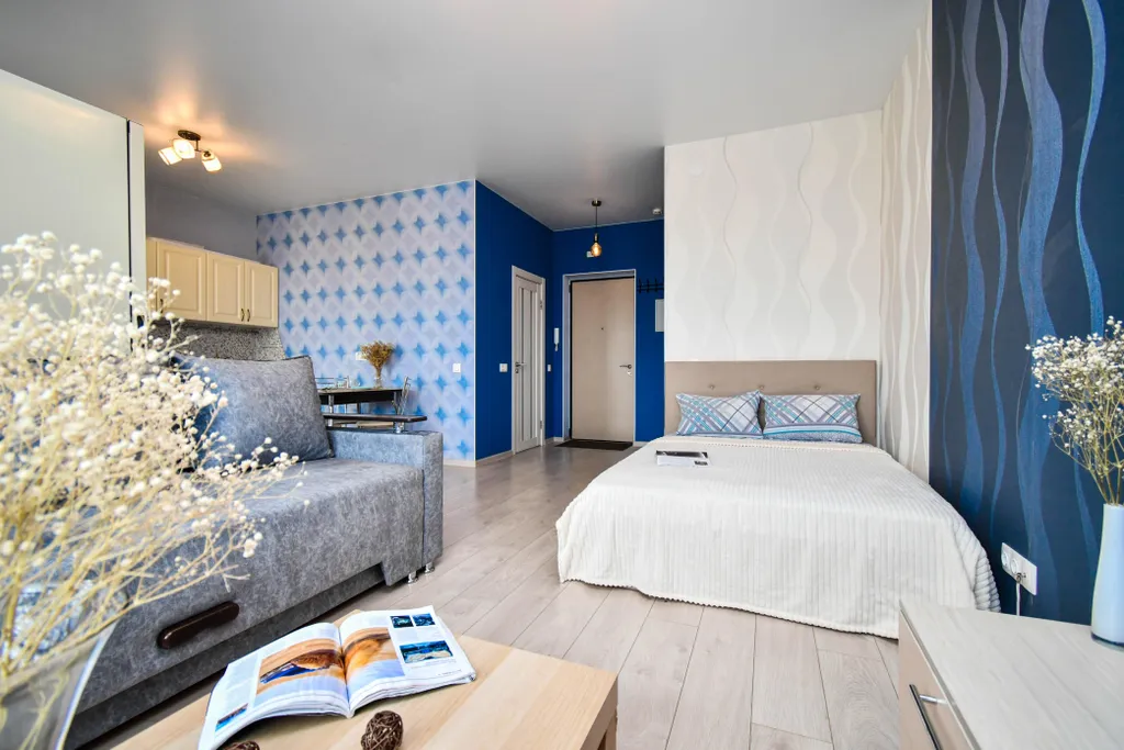 Квартира Квартира Шикарная студия в современном ЖК у ТРЦ "ПокровSky" — Красноярск