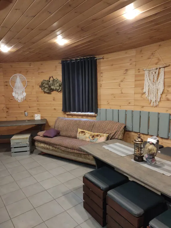 Купольная баня на дровах