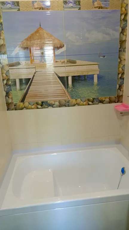 Уютная однокомнатная квартира с видом на горы в 15 минутах от моря