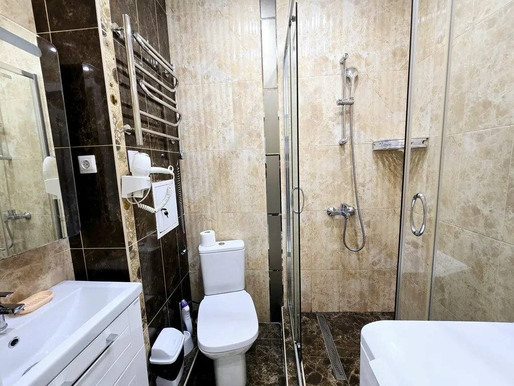 Квартира Квартира Студия у моря в комплексе с бассейном — Адлер