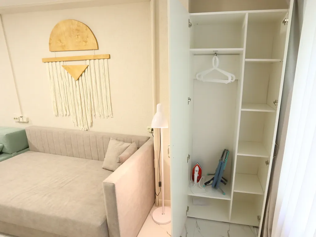 Уютная студия с раздельными спальными местами