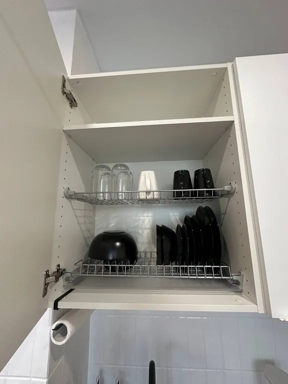 Светлая студия с панорамой центра