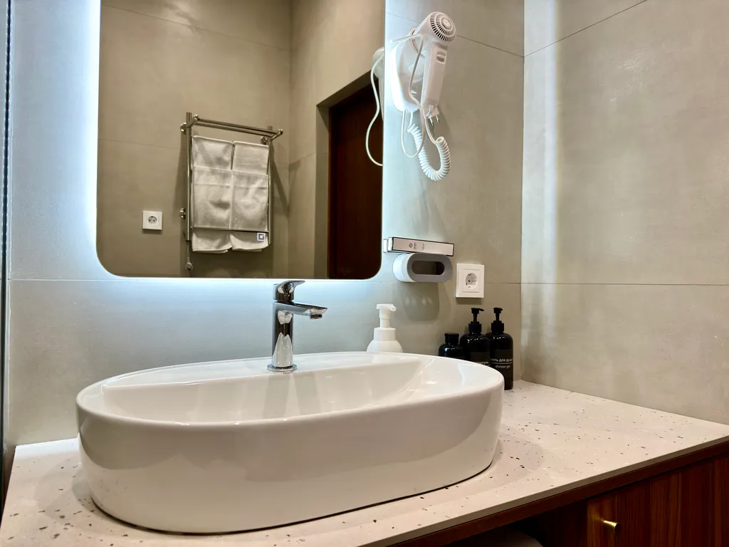 Квартира Квартира Делюкс с балконом и видом на горы и реку — Лазаревское