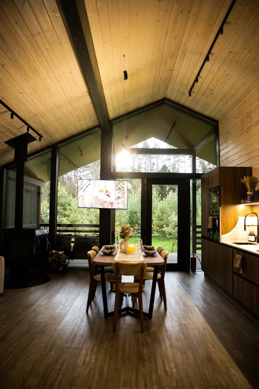 Дом с сауной и чаном