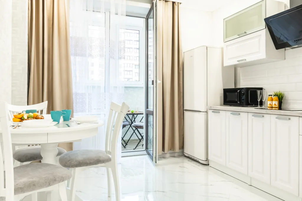 Квартира Квартира Стильный апартамент с панорамой, жк «маршал», 15 этаж, lounge-балкон — Краснодар