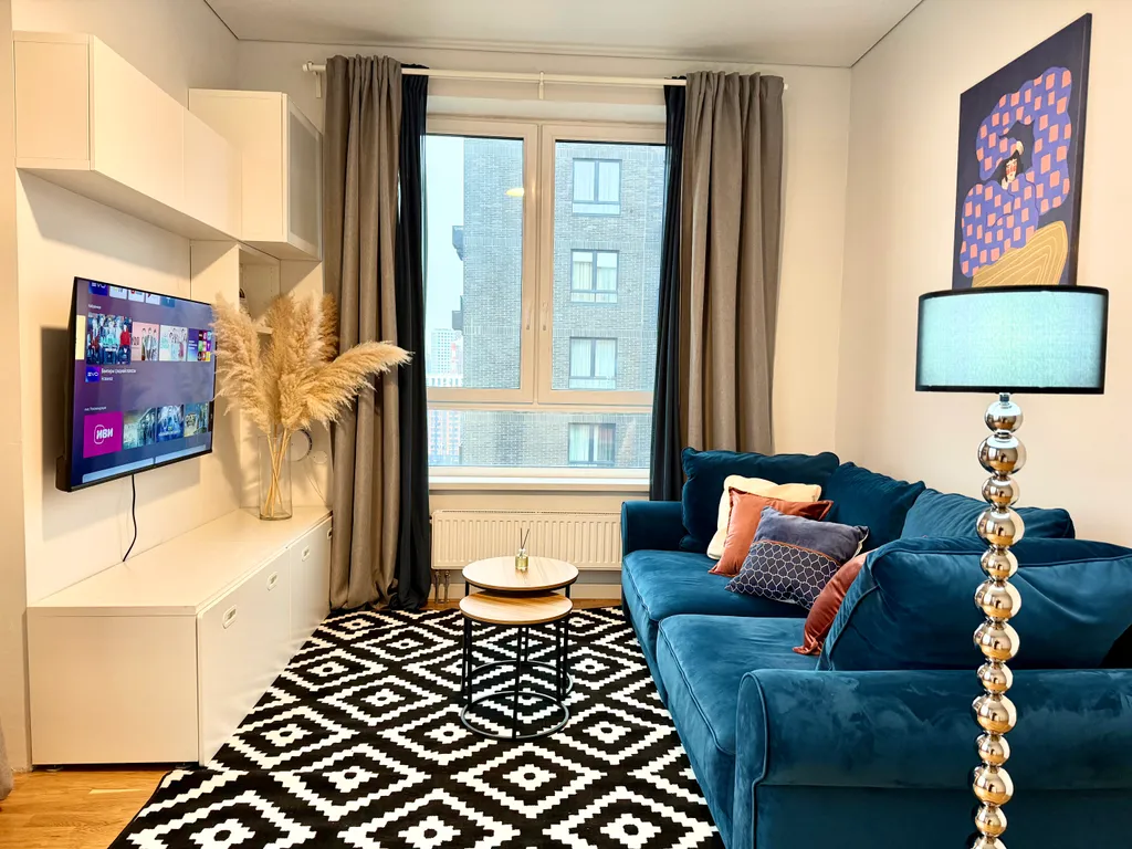 Квартира Квартира Уютная 3-комнатная с видом на Москва-Сити — Москва