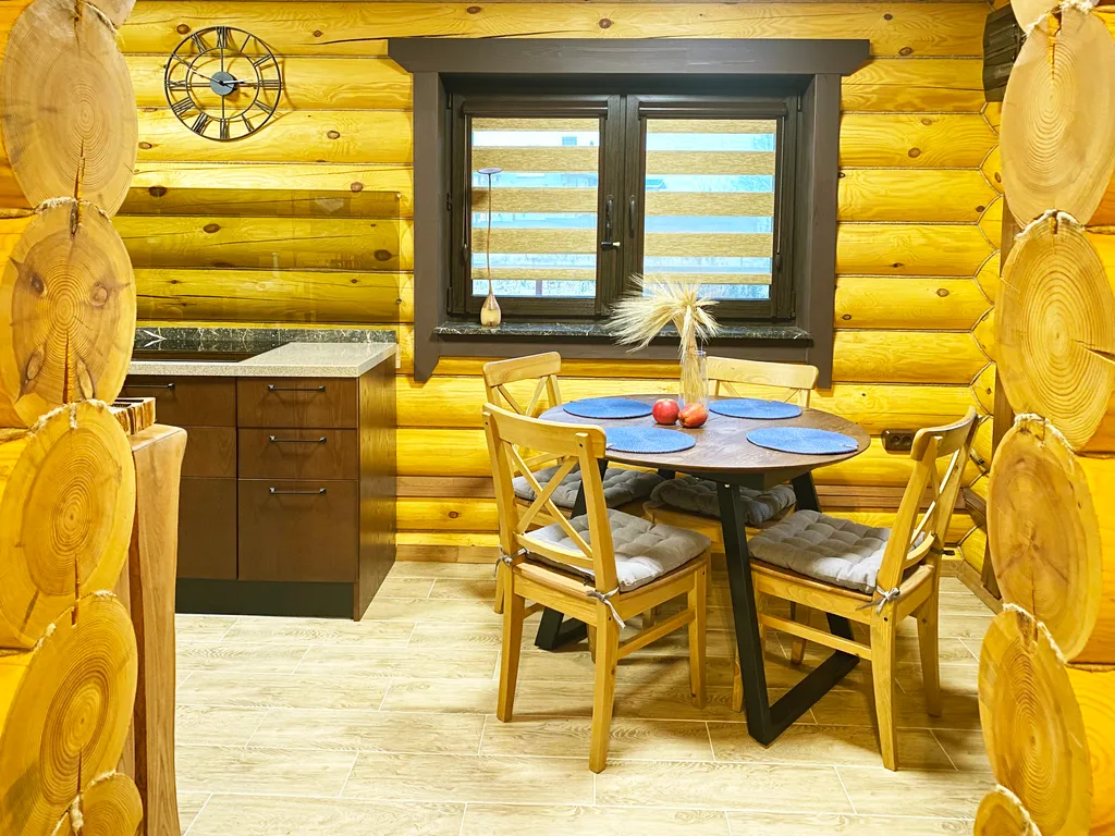 Эко шале Эдельвейс с видом на горнолыжный курорт Сорочаны