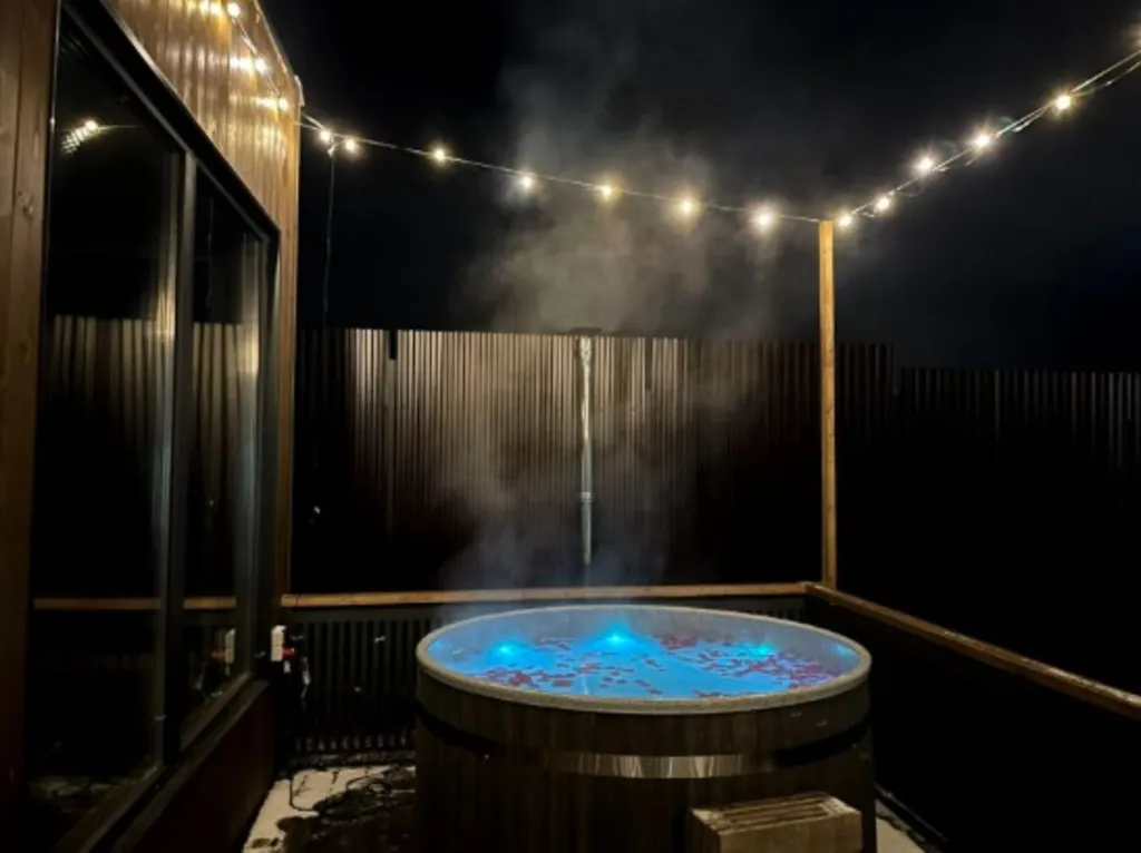 Уютный дом с баней и горячей купелью