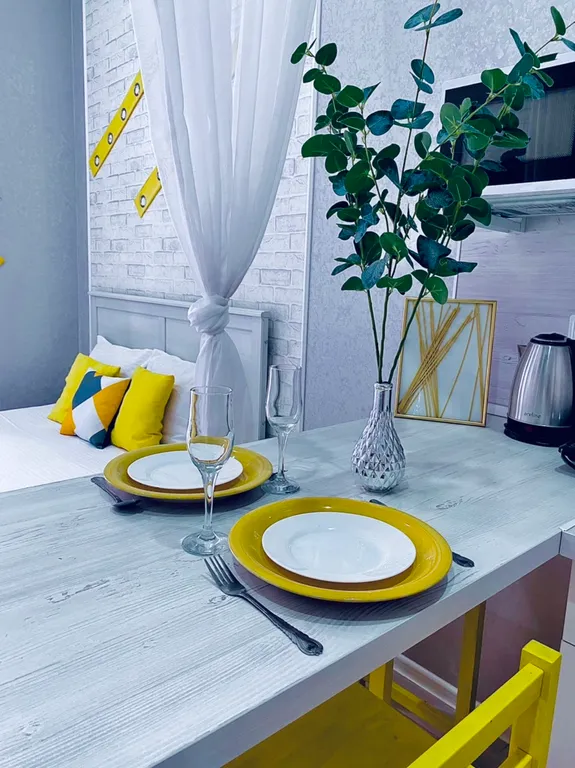 Квартира Квартира Стильная студия Лайм возле парка — Горячий Ключ