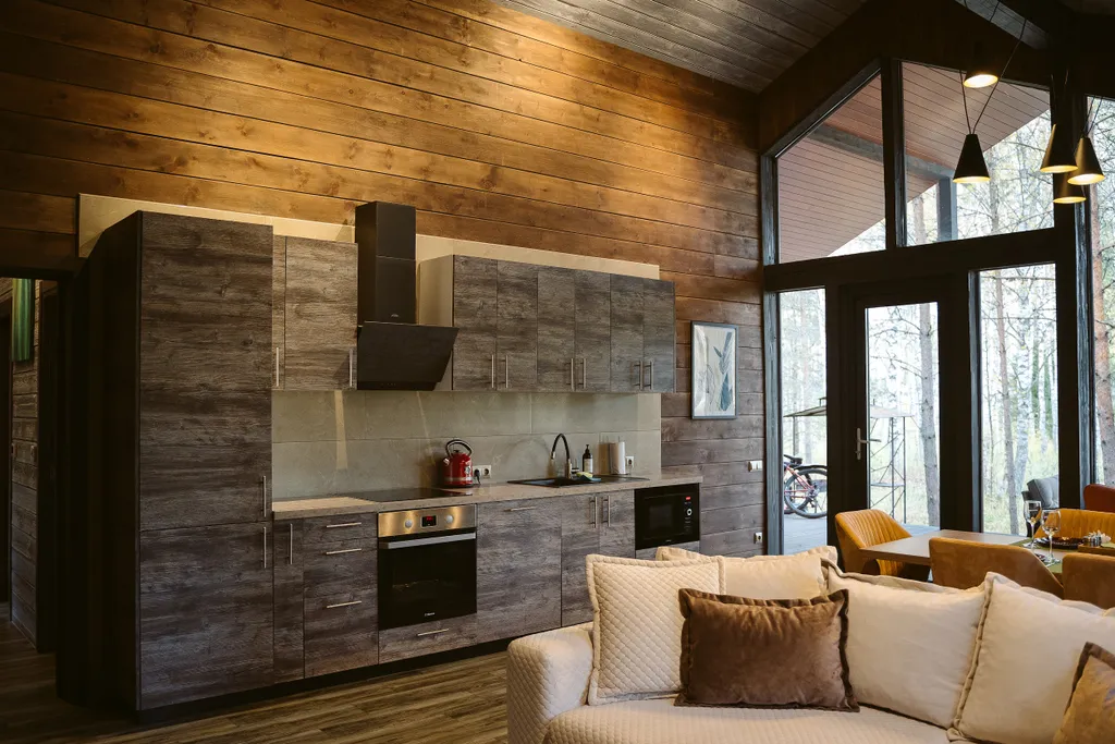 Дом Freya с камином