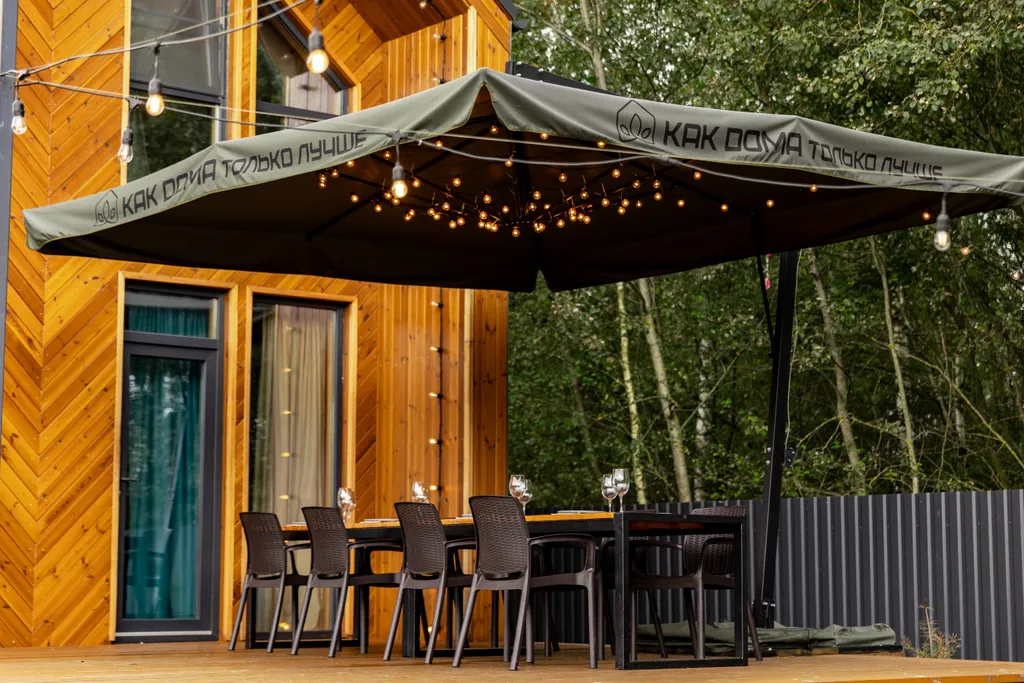 Коттедж Прекрасный дом-БАРН с большой террасой и банным чаном — Ногинск