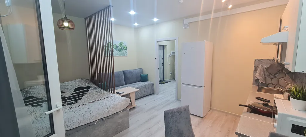 Уютная квартира-студия в новом ЖК недалеко от центра города — аренда посуточно в Казань