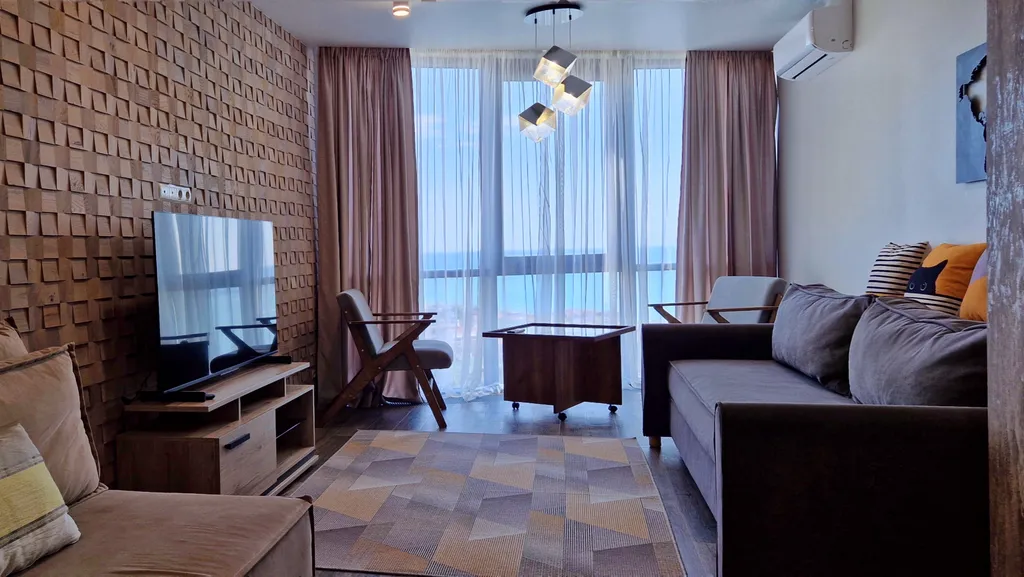 Квартира Новая двухкомнатная квартира с панорамными видами на море — Адлер