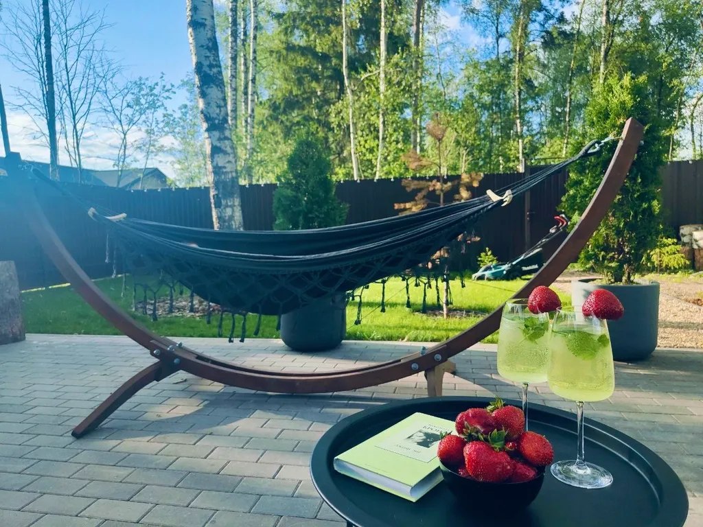 Добрый Дом с 3 спальнями и чаном с видом на лес