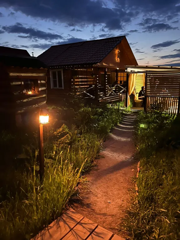 Коттедж Эко дом с баней и бассейнами рядом с Санкт-Петербургом — Кискелово