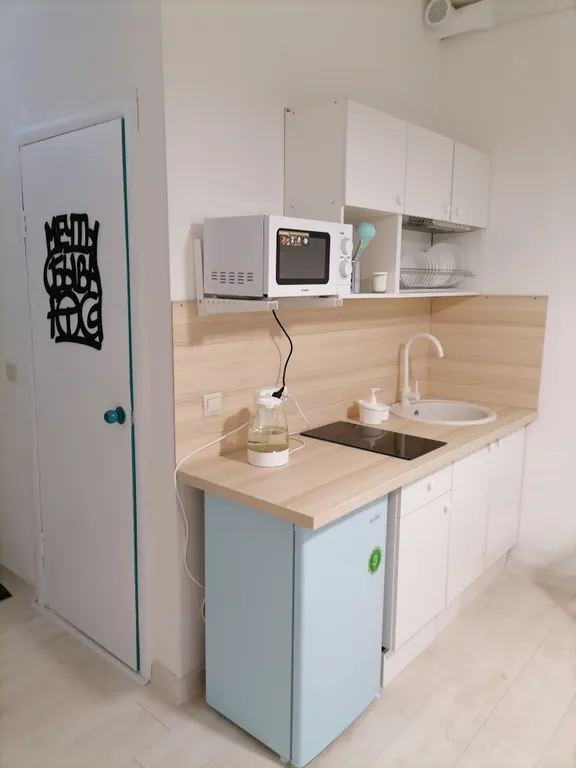 Светлая студия на въезде в Юбилейный