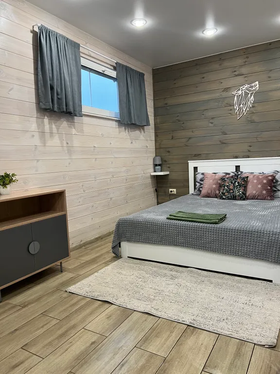 Двухкомнатный дом с видом на гору