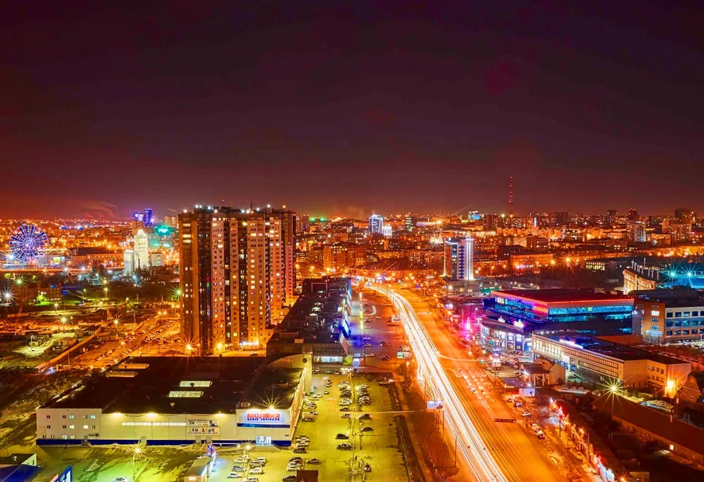 Студия Sky класса с шикарным видом на город