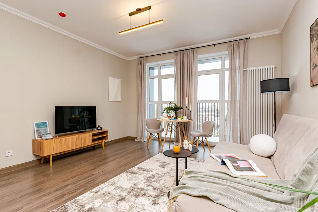 Шикарный вид с 22 этажа на эспланаду | центр | отчетные документы