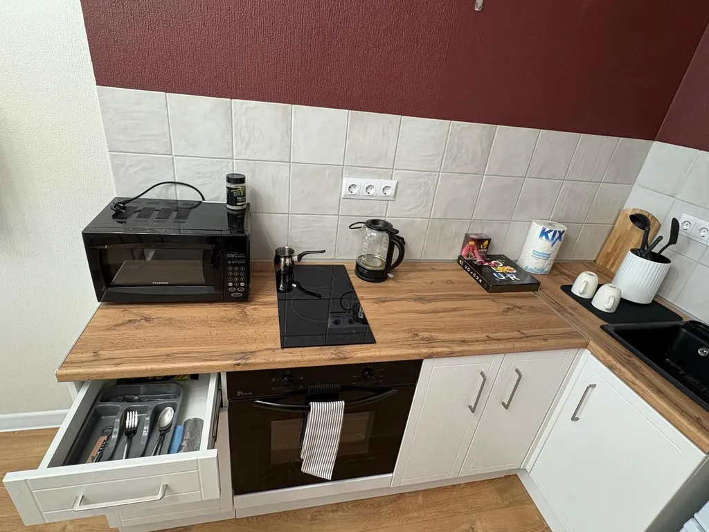 Уютная дизайнерская студия рядом с фонтанами