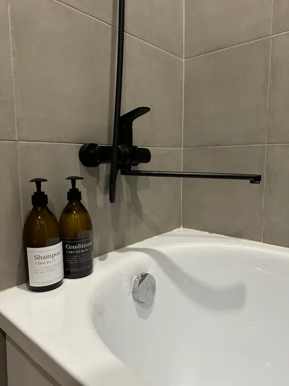 Студия с дизайнерским ремонтом