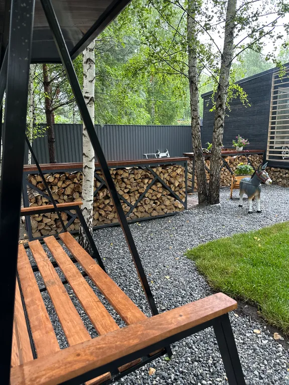 Уютный новый дом А-frame Седьмой берег