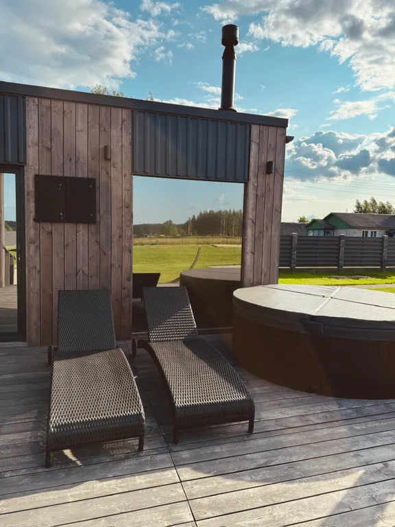 Комфортный дом с баней и купелью, 70 км от Минска