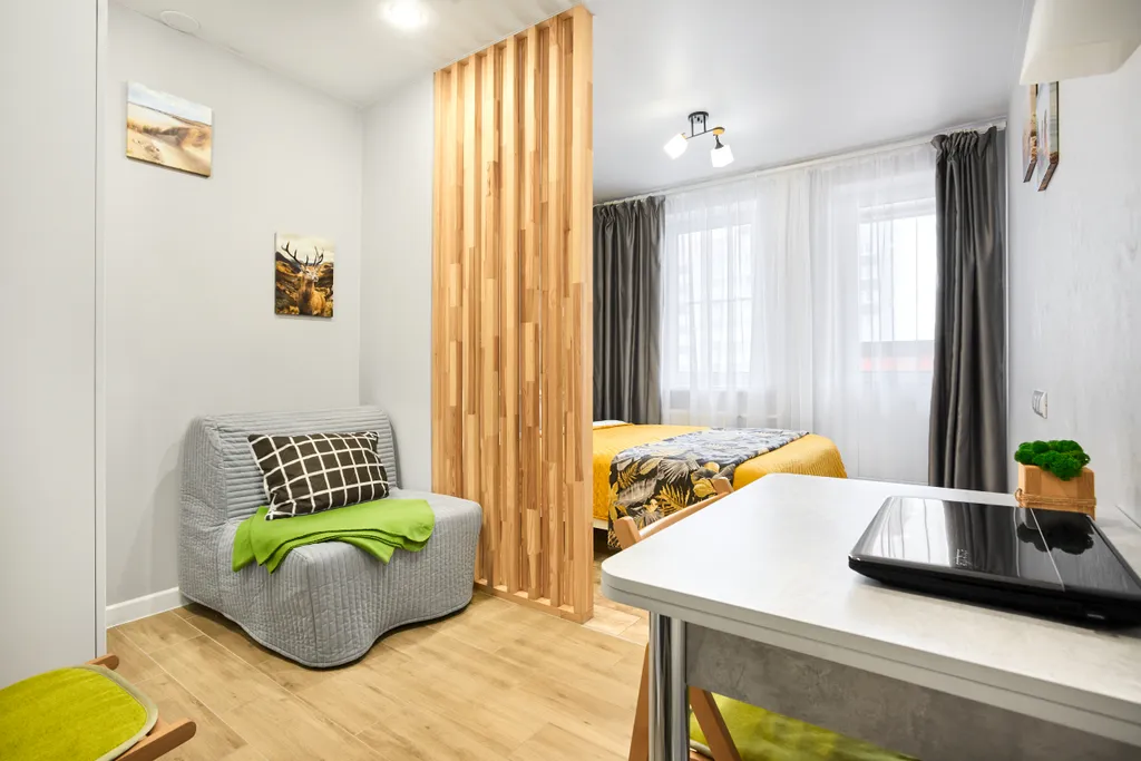 Улучшенный апартамент с балконом в ЖК Полтавский № 180Б