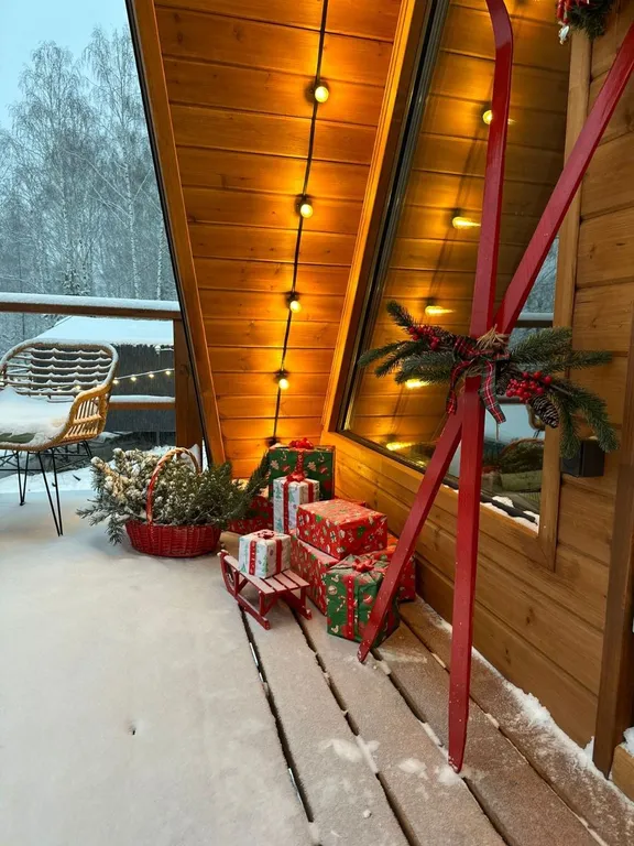 Видовой дом с камином