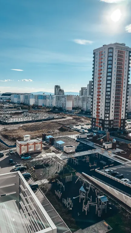 Просторная квартира с видом на Амур и город