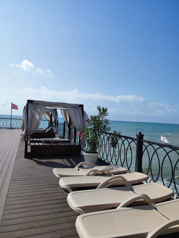 Новая студия с видом на море в Хосте