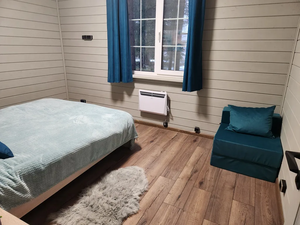 Коттедж в Forest house с сауной в лесу