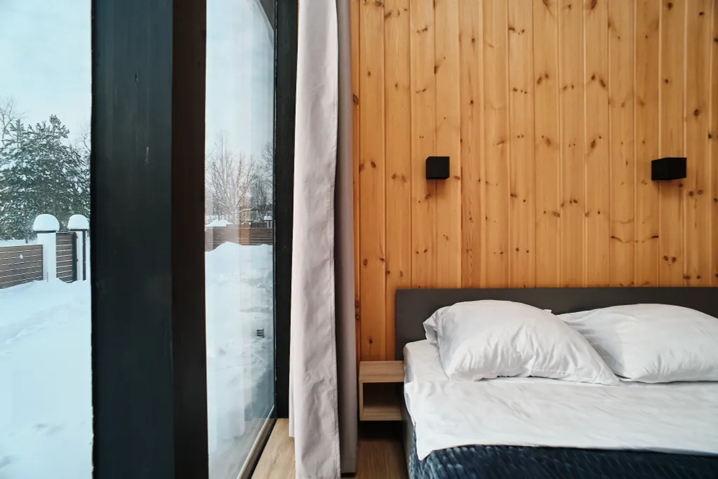 Нoвый уютный дoм с сауной у горнолыжного склона "Черника"