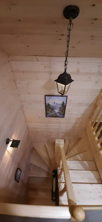 Коттедж с баней на дровах