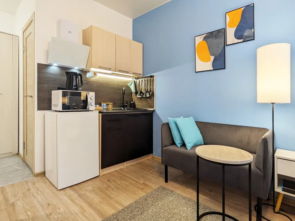 Новая студия, чистый подъезд, свежий ремонт, пешком до Борисоглебского