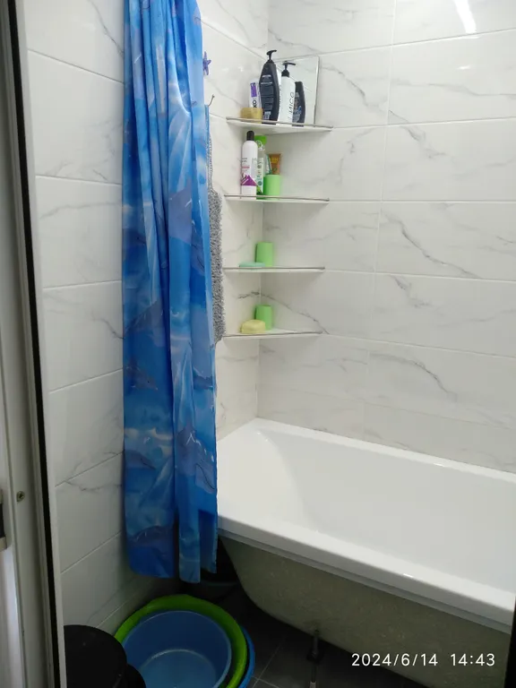 Двухместная комната в трёхкомнатной квартире