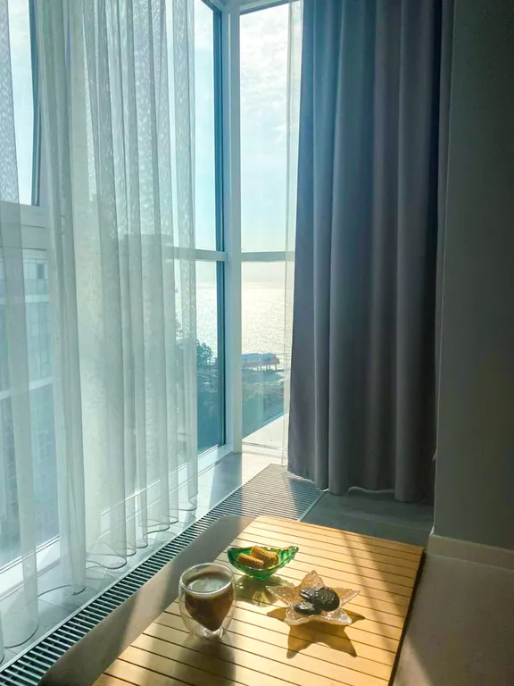 Очень уютная 2-комнатная квартира с видом на море