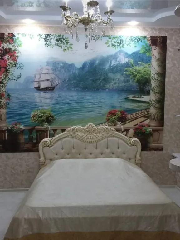 Студия с приятной синей подсветкой