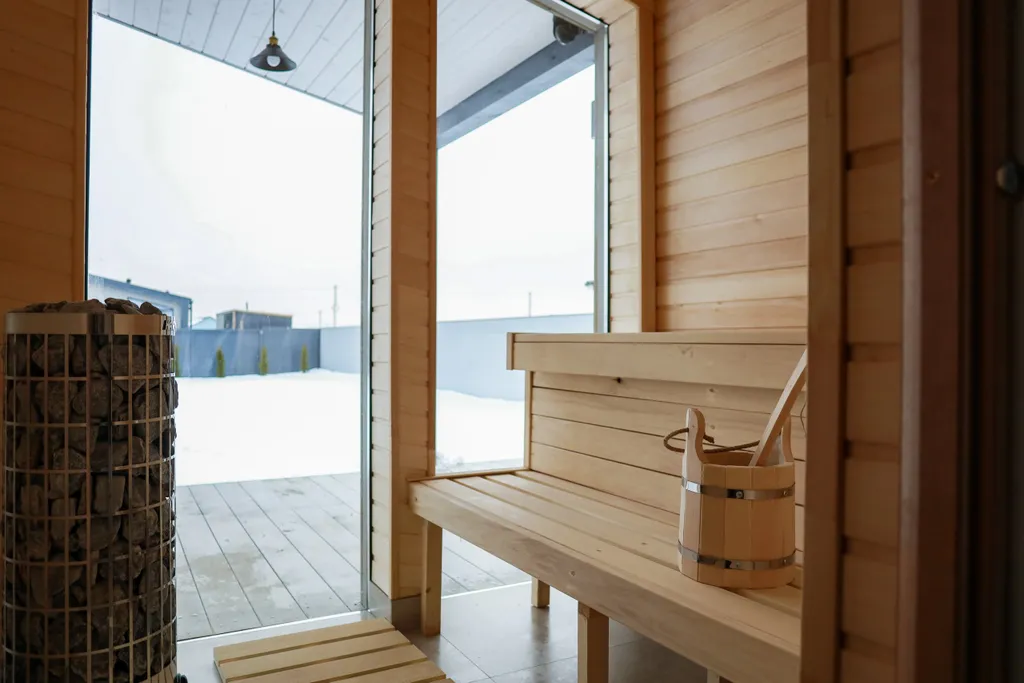 Стильный barnhouse с сауной