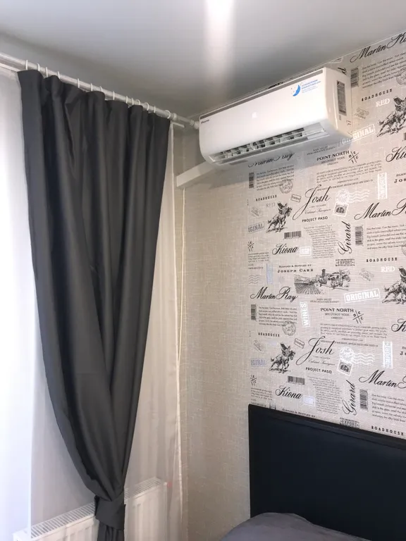 Квартира-студия с панорамным балконом