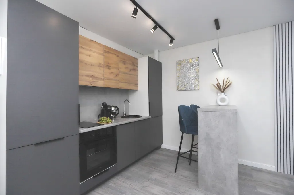 Квартира на 23-м этаже с парящей кроватью