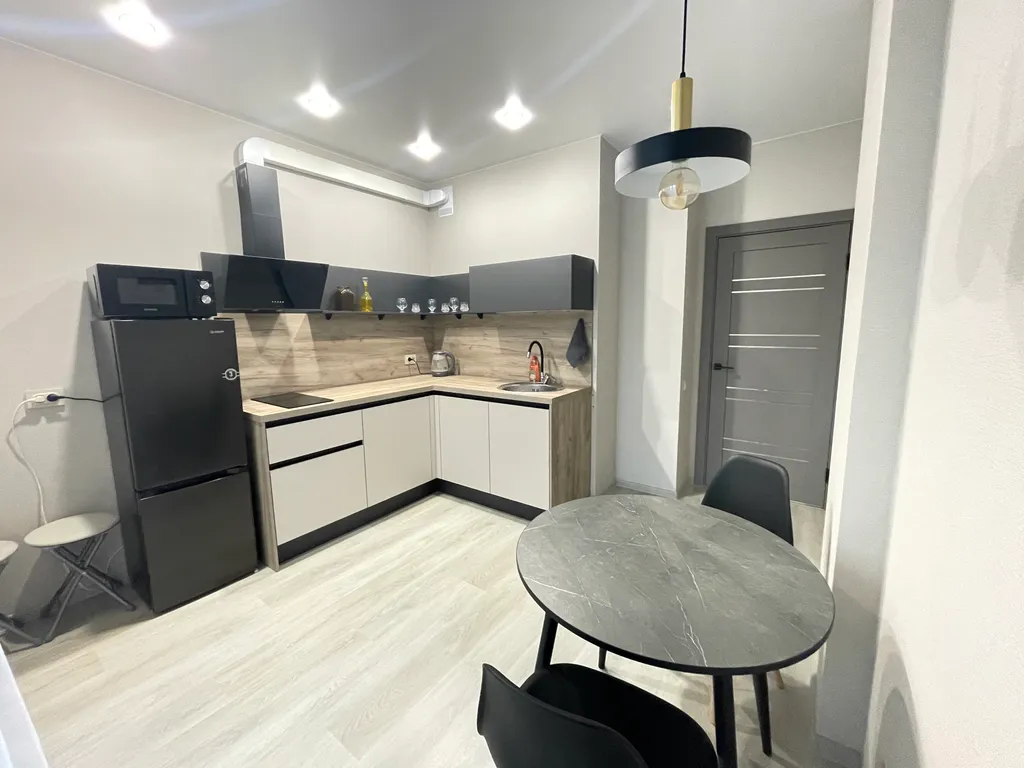 Панорамная квартира на верхнем этаже с видом на город