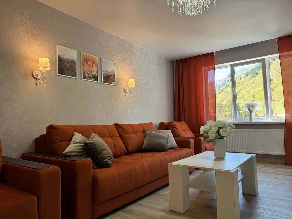 Квартира Лучшие видовые апартаменты в Терсколе, фишка - сушилка для лыж/бордов — аренда посуточно в Терскол