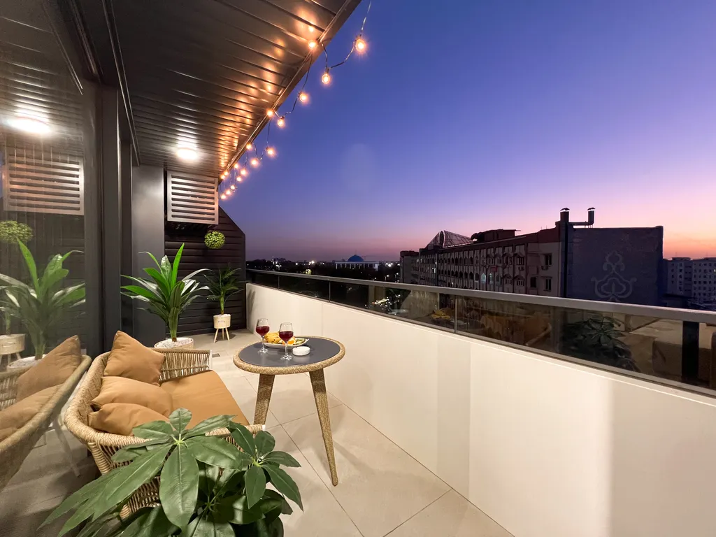 Премиальная двухкомнатная квартира с панорамным видом на Ташкент