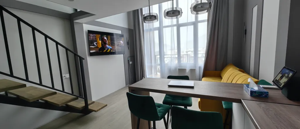 Двухэтажная квартира с видом на горы и курорт, Эсто-Садок