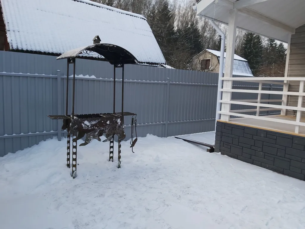 Дом в окружении леса