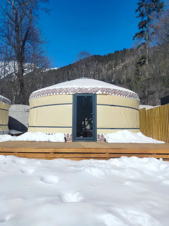 Коттедж Коттедж Юрта в горах — Архыз