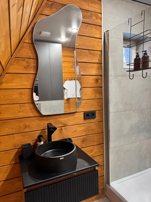 Дом A-Frame с купелью для Вашего уютного отдыха